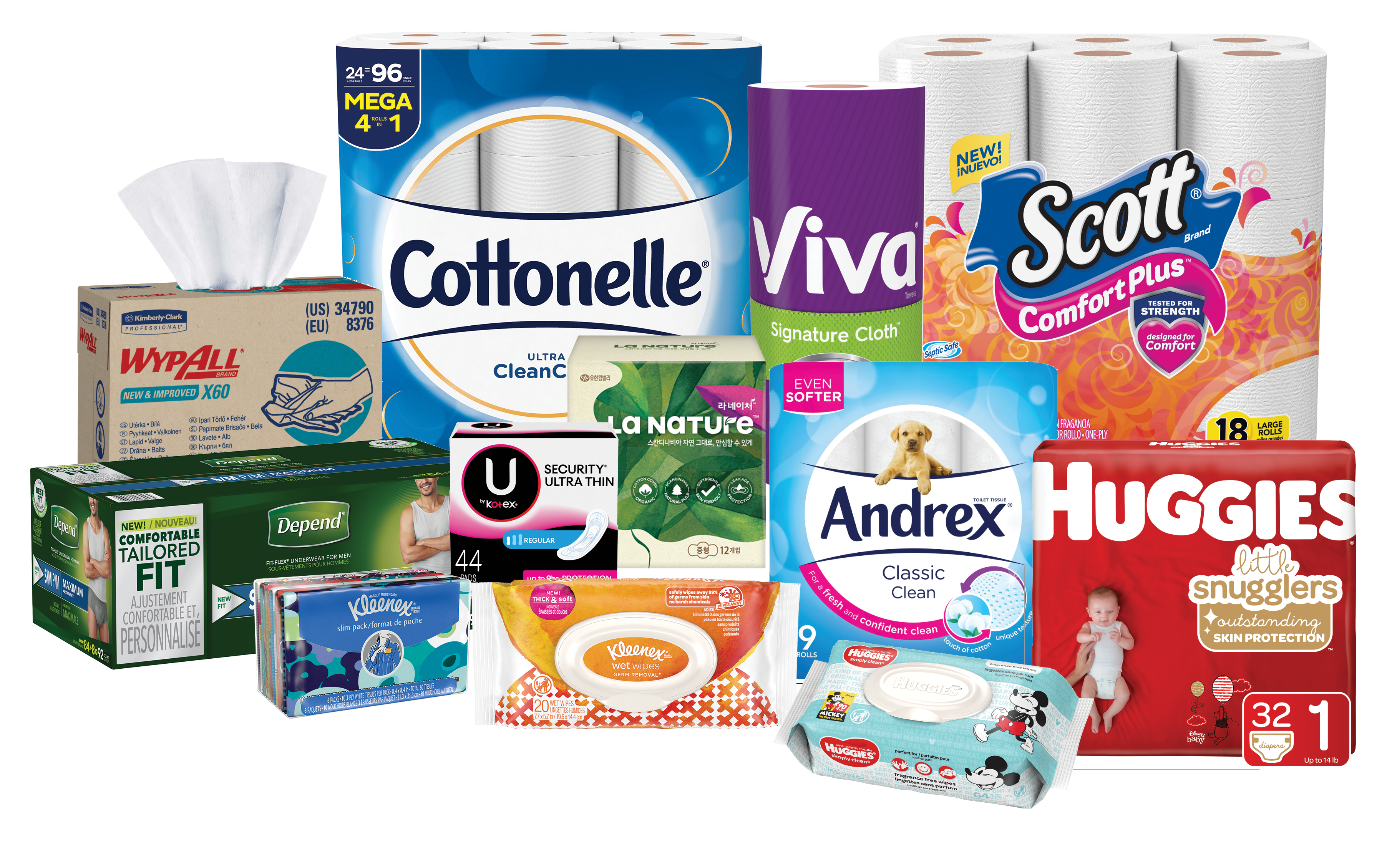 Kimberly-Clark's Trusted Brands_highres